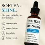 YUITIKUE Nail Cuticle Oil Fast Softening Treatment and Hydrating Serum