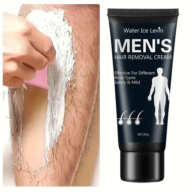 Water Ice Levin Men Hair Removal Cream Quick Painless Depilatory