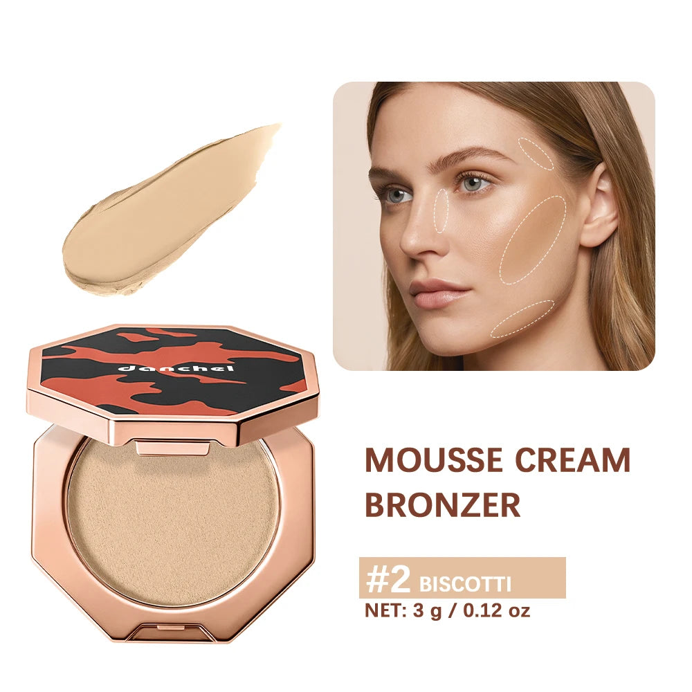 Cream Mousse Contour Bronzer for Sculpted Natural Finish