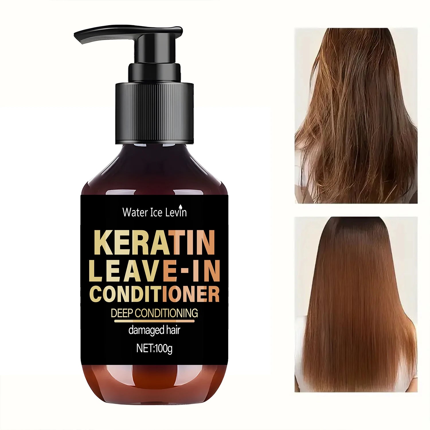 Keratin Leave-In Hair Conditioner with Biotin and Collagen 100g