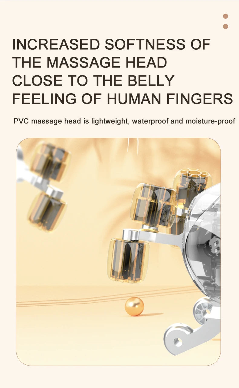 Wireless 6D Deep Tissue Neck and Shoulder Massager with Heat