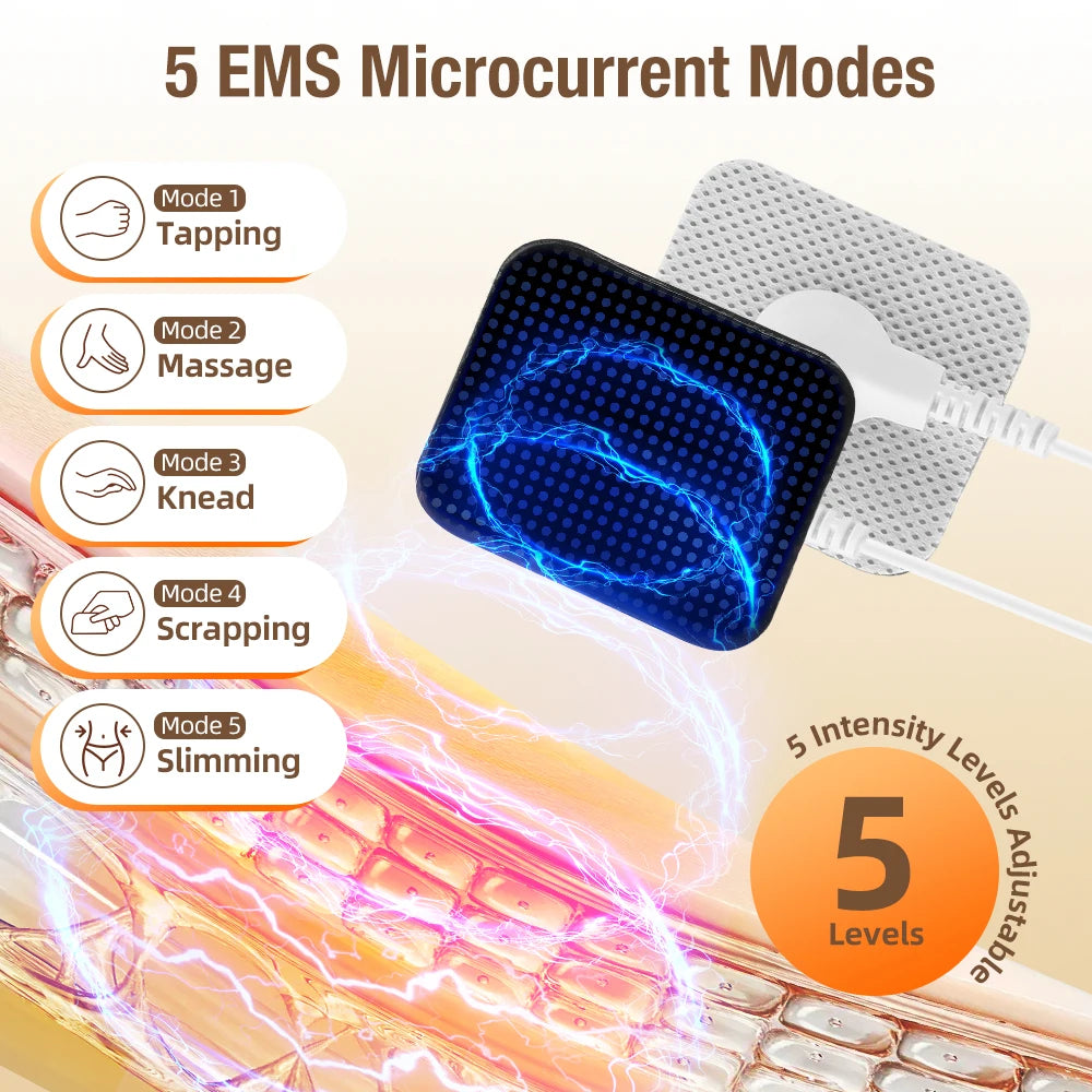Ultrasonic EMS Body Slimming and Facial Lifting Massager - 3