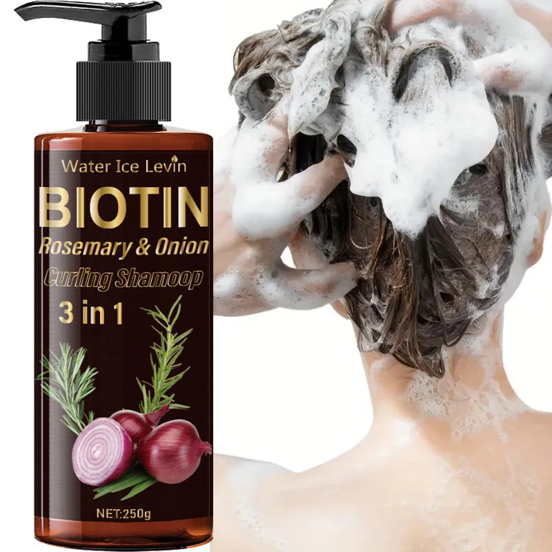 3-in-1 Biotin Rosemary and Onion Extract Hair Shampoo 250g - 6