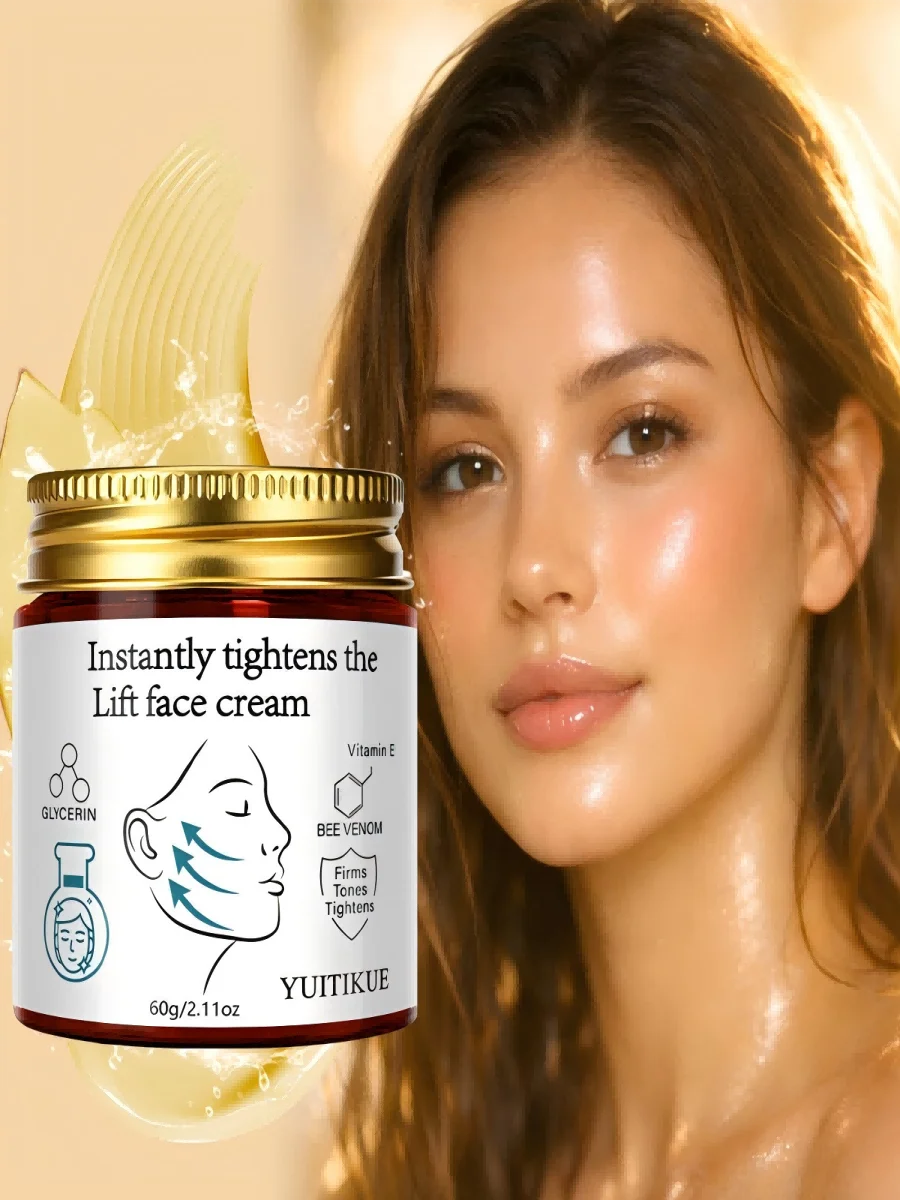 YUITIKUE Instant Face Lift Cream Bee Venom Firming and Tightening 60g - 7