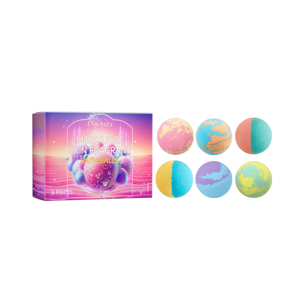 Scented Aromatherapy Bath Bombs for Skin Relaxation and Spa