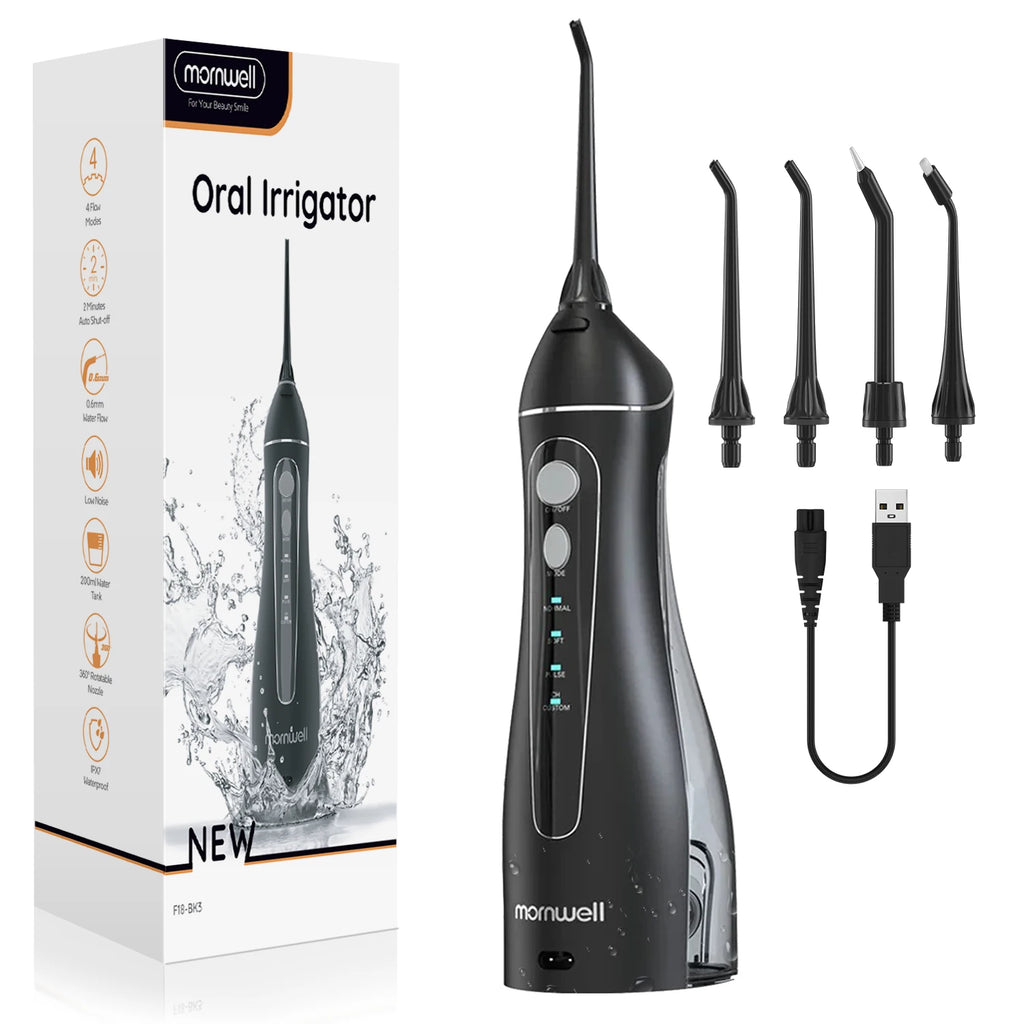 Portable Cordless Water Flosser for Teeth and Gum Health