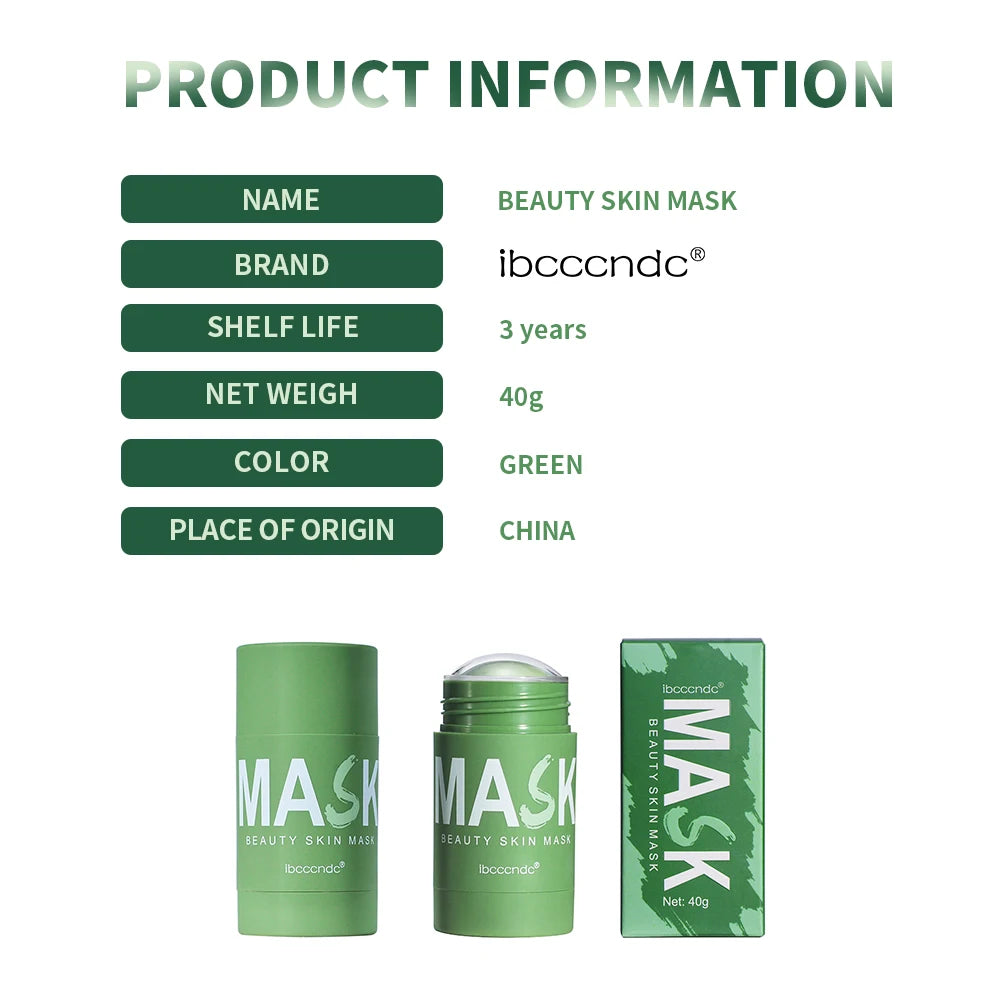 Green Tea Deep Cleansing Face Mask Stick