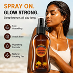 YUITIKUE Natural Sun Tanning Lotion Streak Free Body Bronzer Spray 80ml