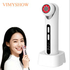 3-in-1 LED Photon Eye Facial Massager for Dark Circles and Puffiness
