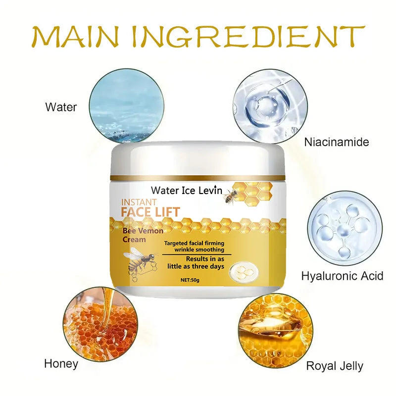 Water Ice Levin Bee Venom Anti Aging Face Cream Firming Moisturizer