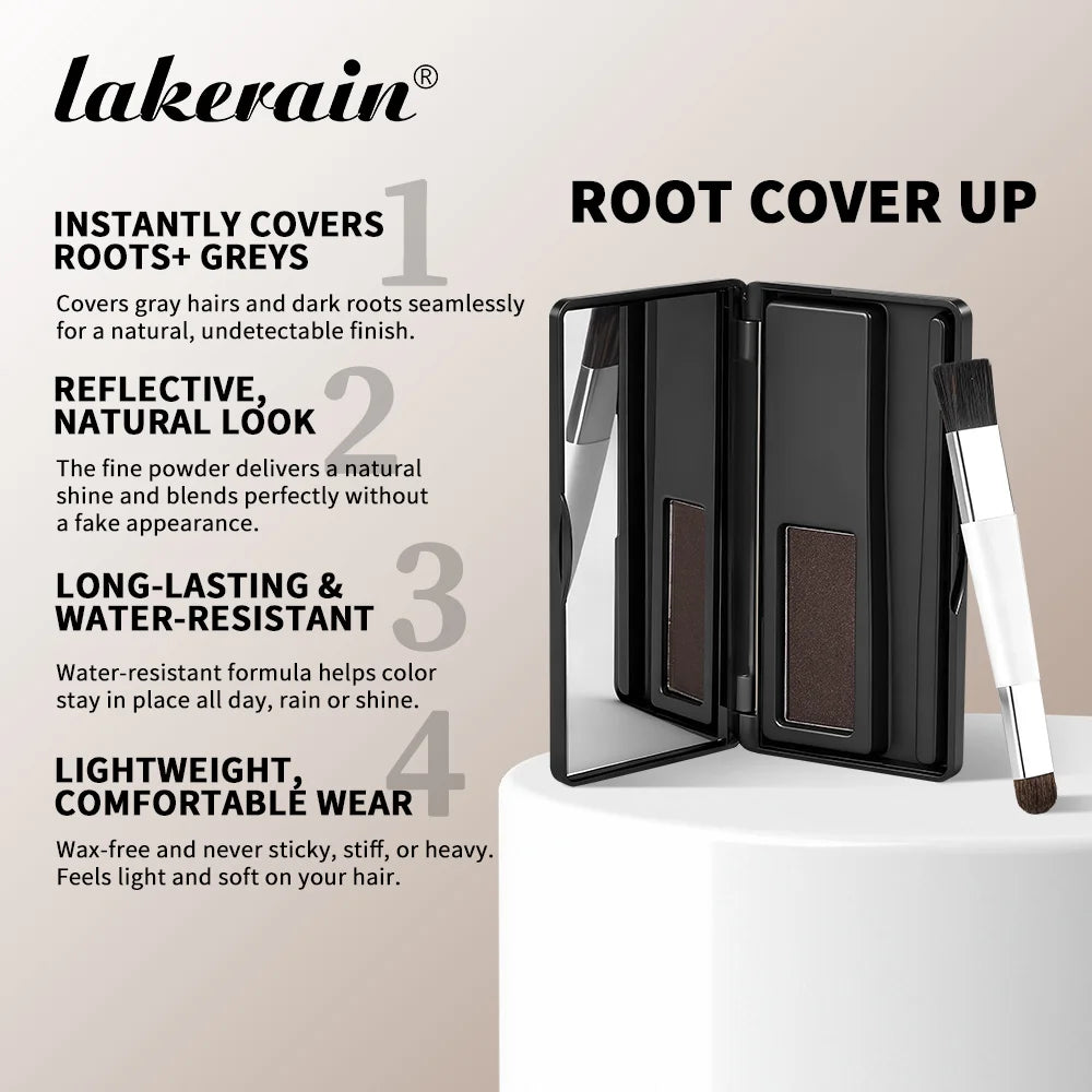 Instant Root Concealer Powder Palette for Gray Hair Coverage