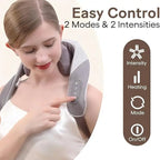 Wireless 6D Deep Tissue Neck and Shoulder Massager with Heat