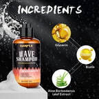 Goiple 360 Wave Shampoo and Strong Hold Hair Pomade Styling Set