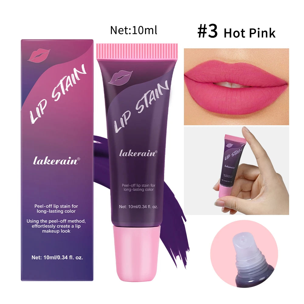 Waterproof Peel-Off Lip Stain Tattoo Tint - 24