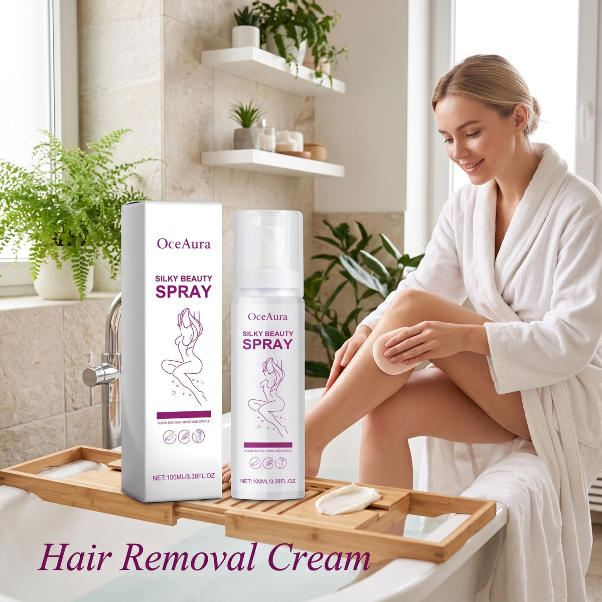 Painless Body Hair Removal Spray for Smooth Skin