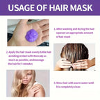 Purple Keratin Hair Mask Repairing Conditioner for Blonde Hair 100g