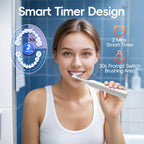 Rechargeable Sonic Electric Toothbrush with 6 Cleaning Modes