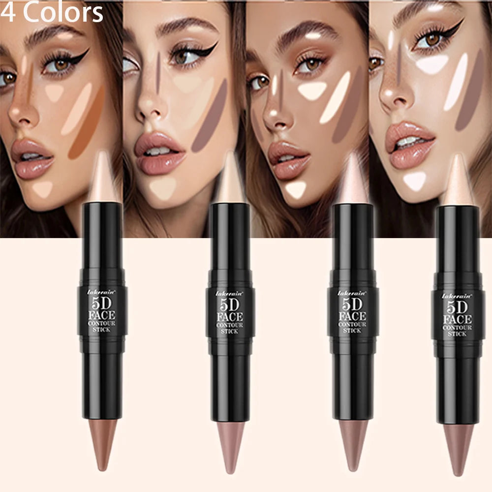 Dual-Ended Cream Contour and Highlighter Stick