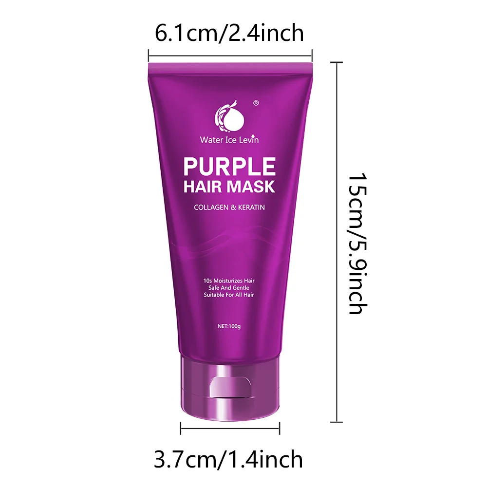 Purple Hair Mask Deep Conditioner for Blonde and Bleached Hair