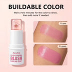 pH-Adaptive Color-Changing Jelly Blush for Lips and Cheeks