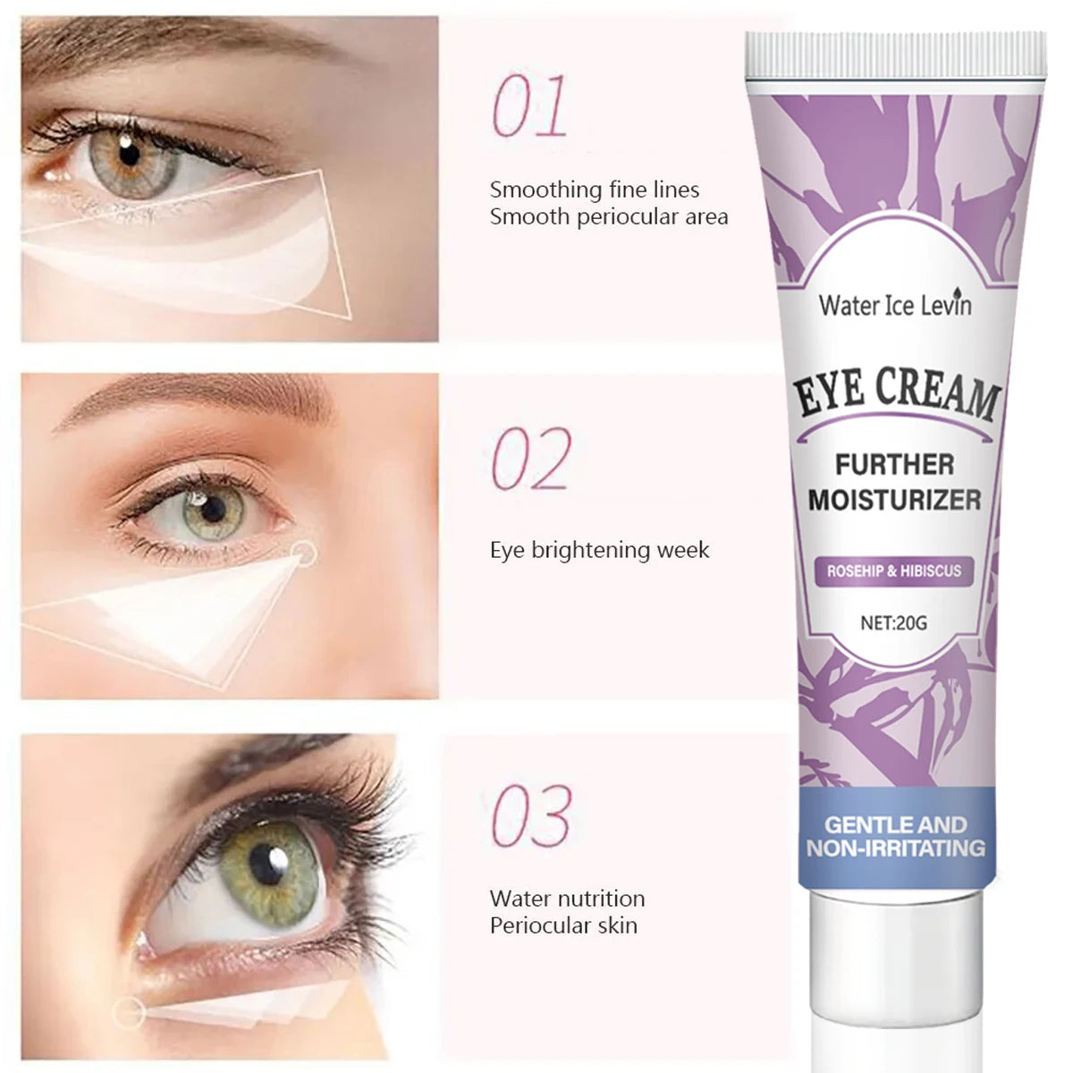 Water Ice Levin Retinol Eye Cream for Dark Circles and Firming