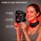 Flexible 7-Color LED Photon Face and Neck Therapy Mask