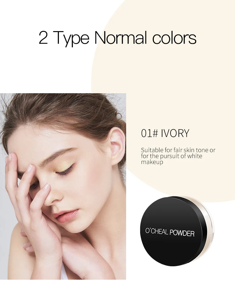 OCHEAL Lightweight Loose Setting Powder Waterproof Long Lasting Makeup - 15