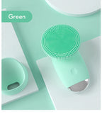 Electric Silicone Facial Cleansing Brush for Deep Pore Exfoliation