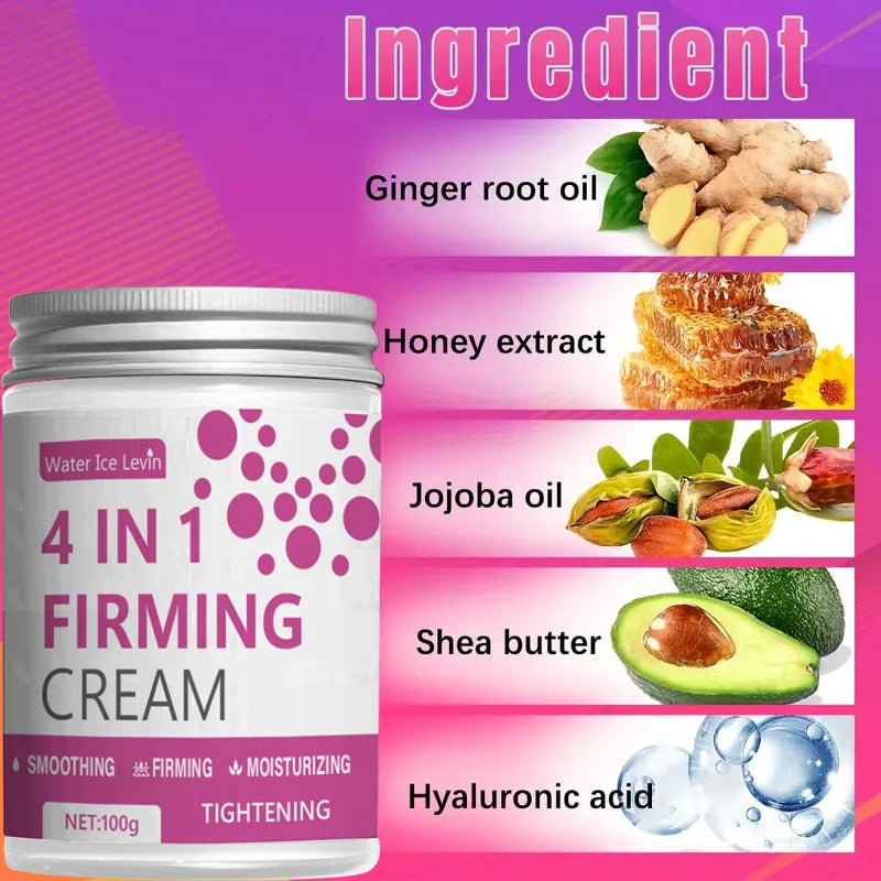 4 in 1 Body Firming Cream Ginger and Coffee Moisturizing Skincare - 2