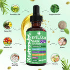 Restroafol Eyelash and Hair Growth Oil with Castor and Rosemary
