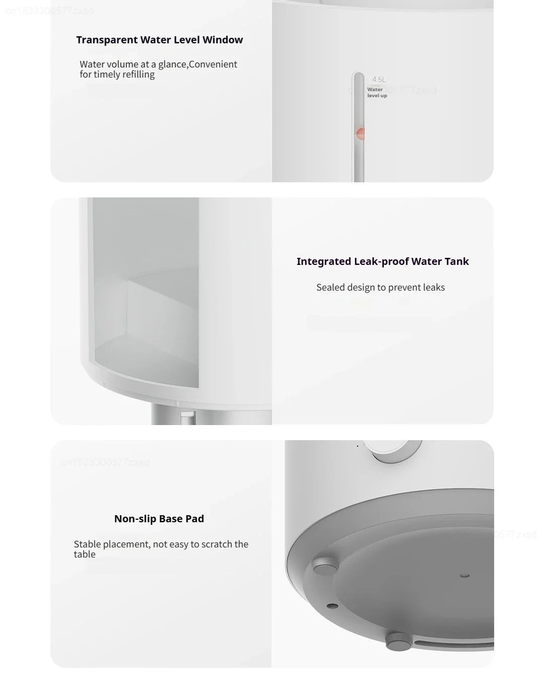 Mijia Humidifier 3 4.5L Mist Maker Air Purifier for Home - 23
