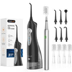 Electric Toothbrush and Portable Water Flosser Oral Care Set