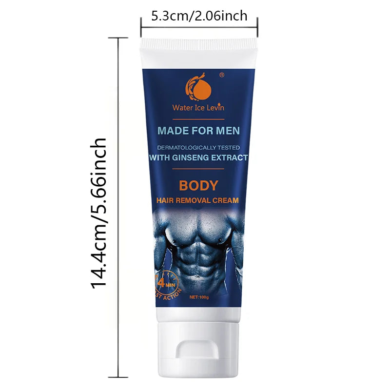 Water Ice Levin Painless Hair Removal Cream for Men and Women 100g