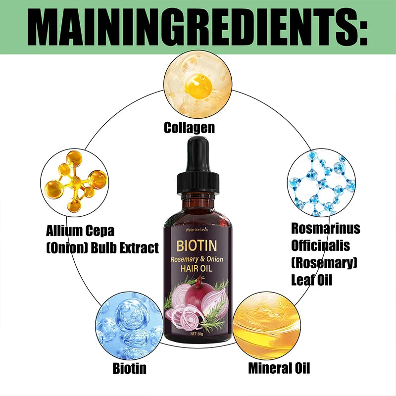 Rosemary and Onion Hair Oil with Biotin Complex 30g