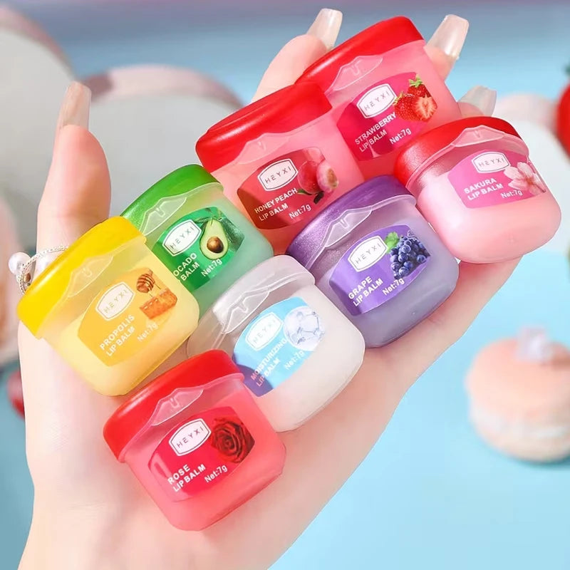 8 Piece Fruity Lip Balm Set Moisturizing Daily Lip Care