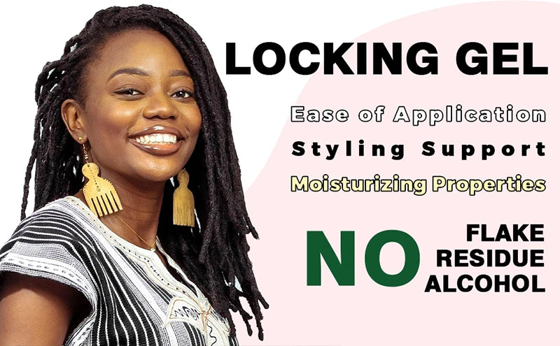 9.5oz Rose Water Locking Gel for Dreadlock Moisturizing and Styling