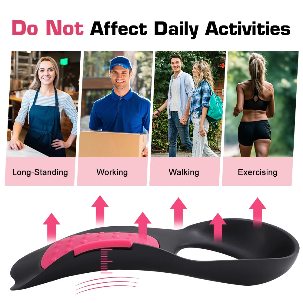 Orthopedic Arch Support Insoles for Flat Feet and Alignment