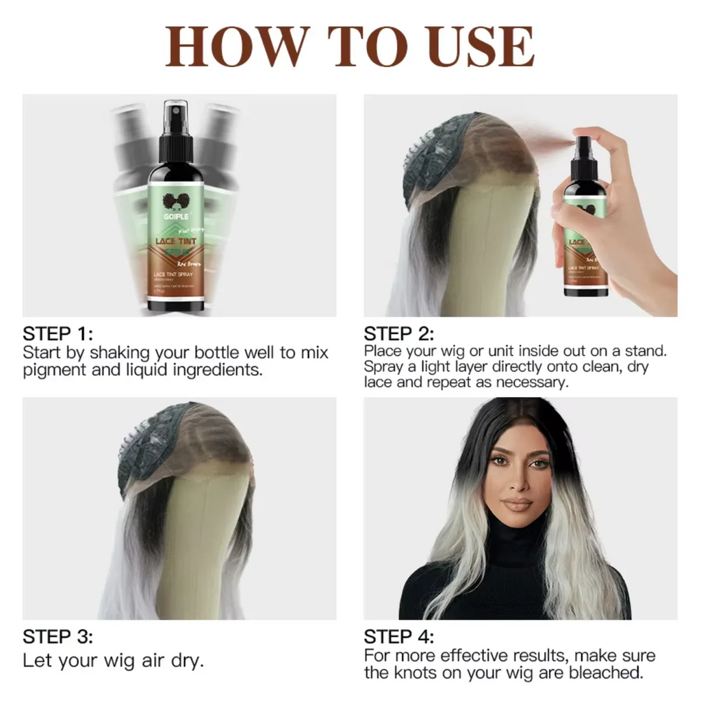 Goiple Lace Wig Installation Kit Adhesive Remover and Styling Tools