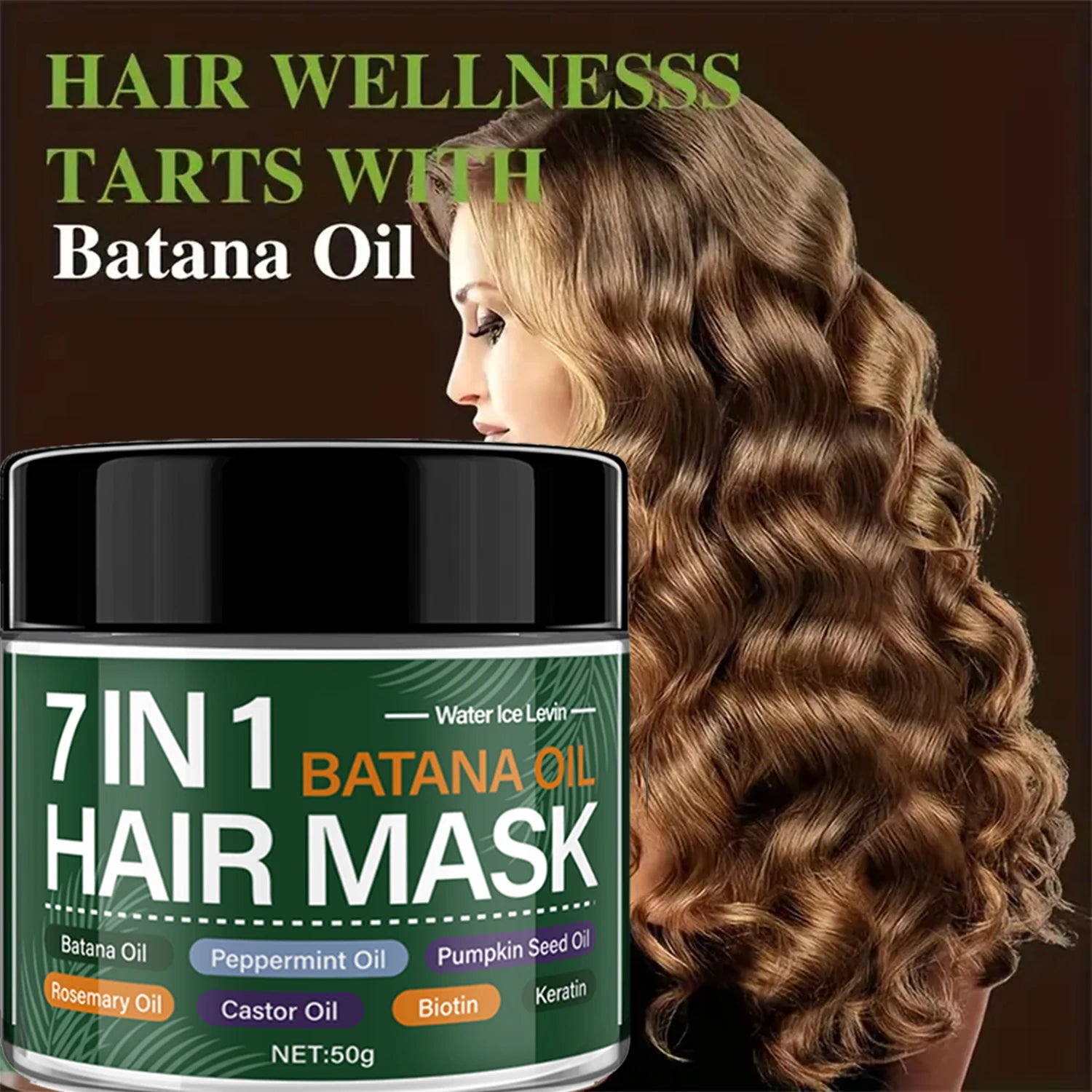 7 In 1 Batana Oil Hair Mask Repair Treatment 50g