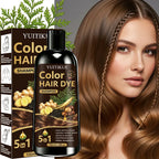 5-in-1 Herbal Hair Dye Shampoo for Grey Hair Coverage 100ml