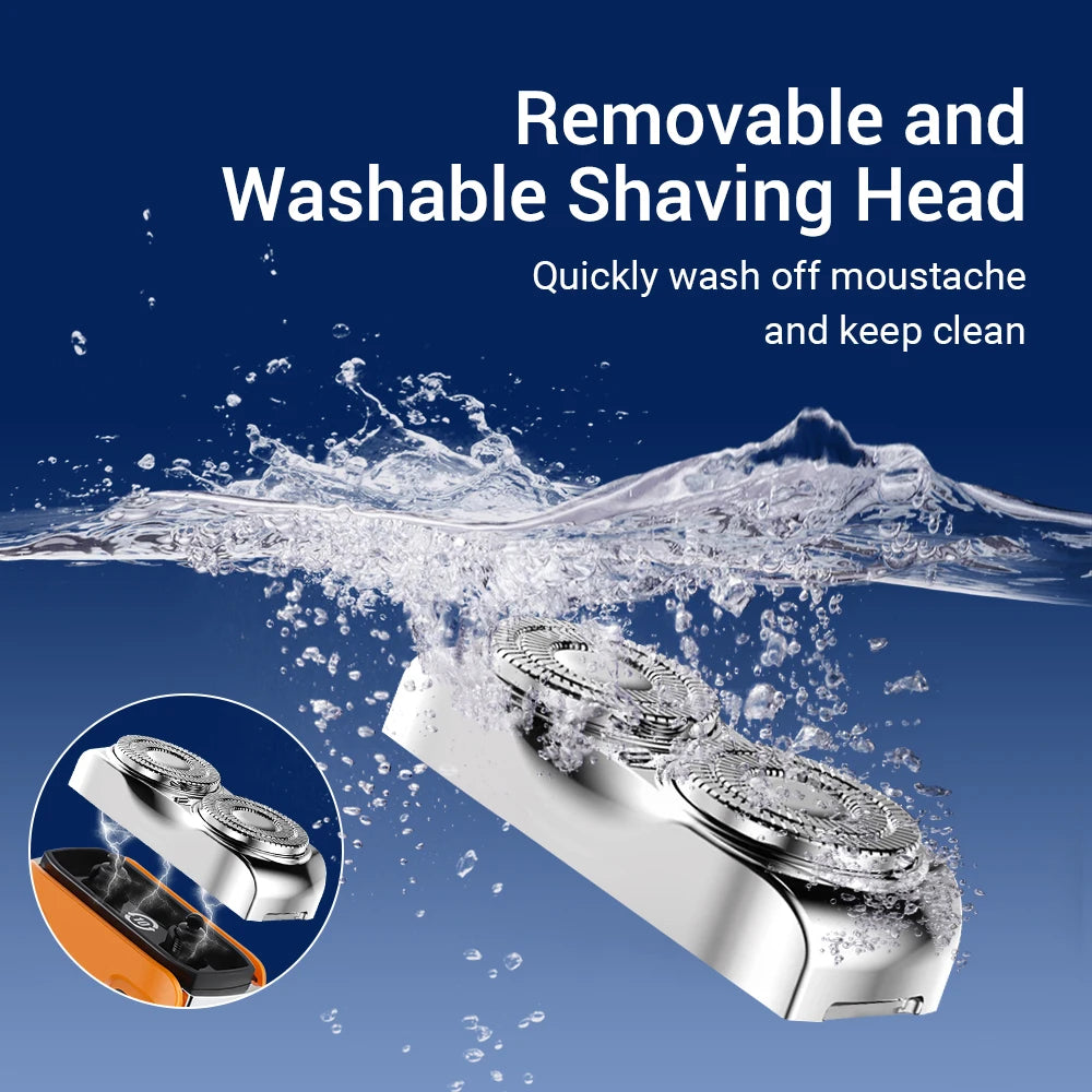 Portable Electric Shaver for Travel and Daily Grooming