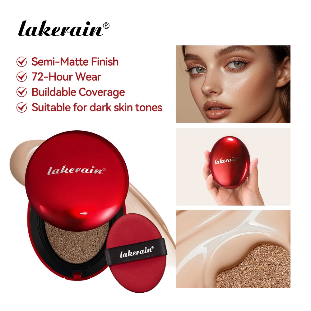 Sunscreen Cushion Foundation for Flawless Semi-Matte Coverage - 2