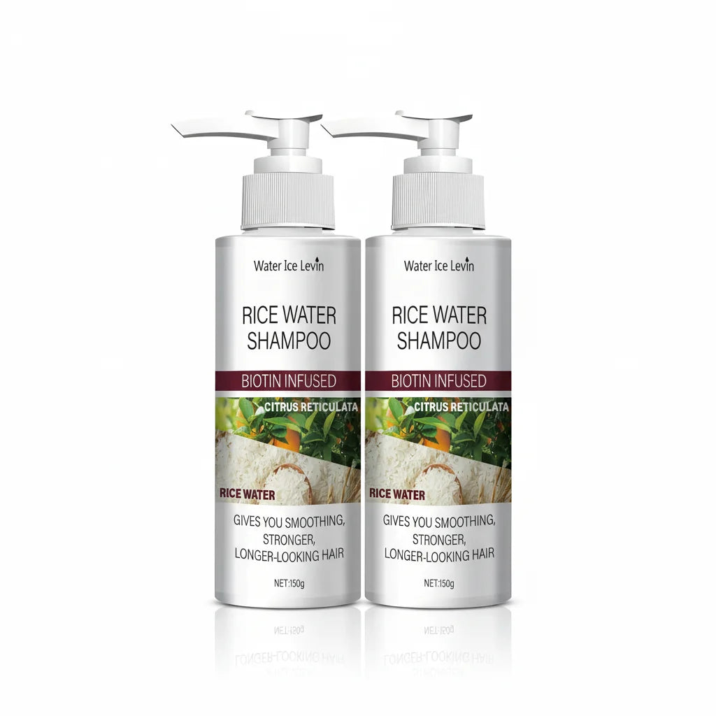 Rice Water Shampoo with Biotin and Keratin for Hair Strengthening - 9
