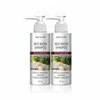 Rice Water Shampoo with Biotin and Keratin for Hair Strengthening