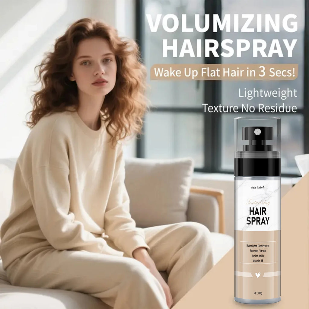 Volumizing Hair Spray Rice Protein Texturizing Spray for Fluffy Hair