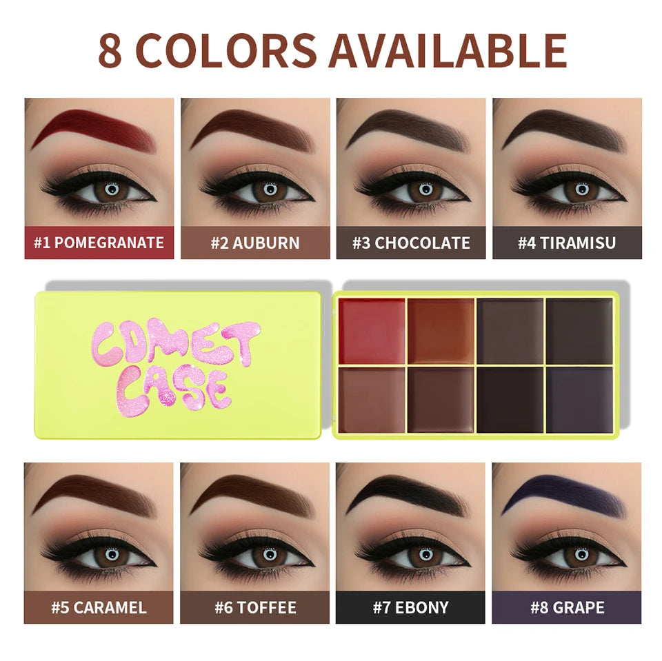 8-Color Cream Highlighter and Contouring Palette - 7