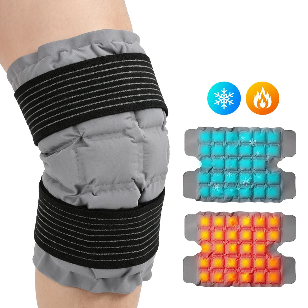 Reusable Hot and Cold Knee Ice Pack Wrap - 1