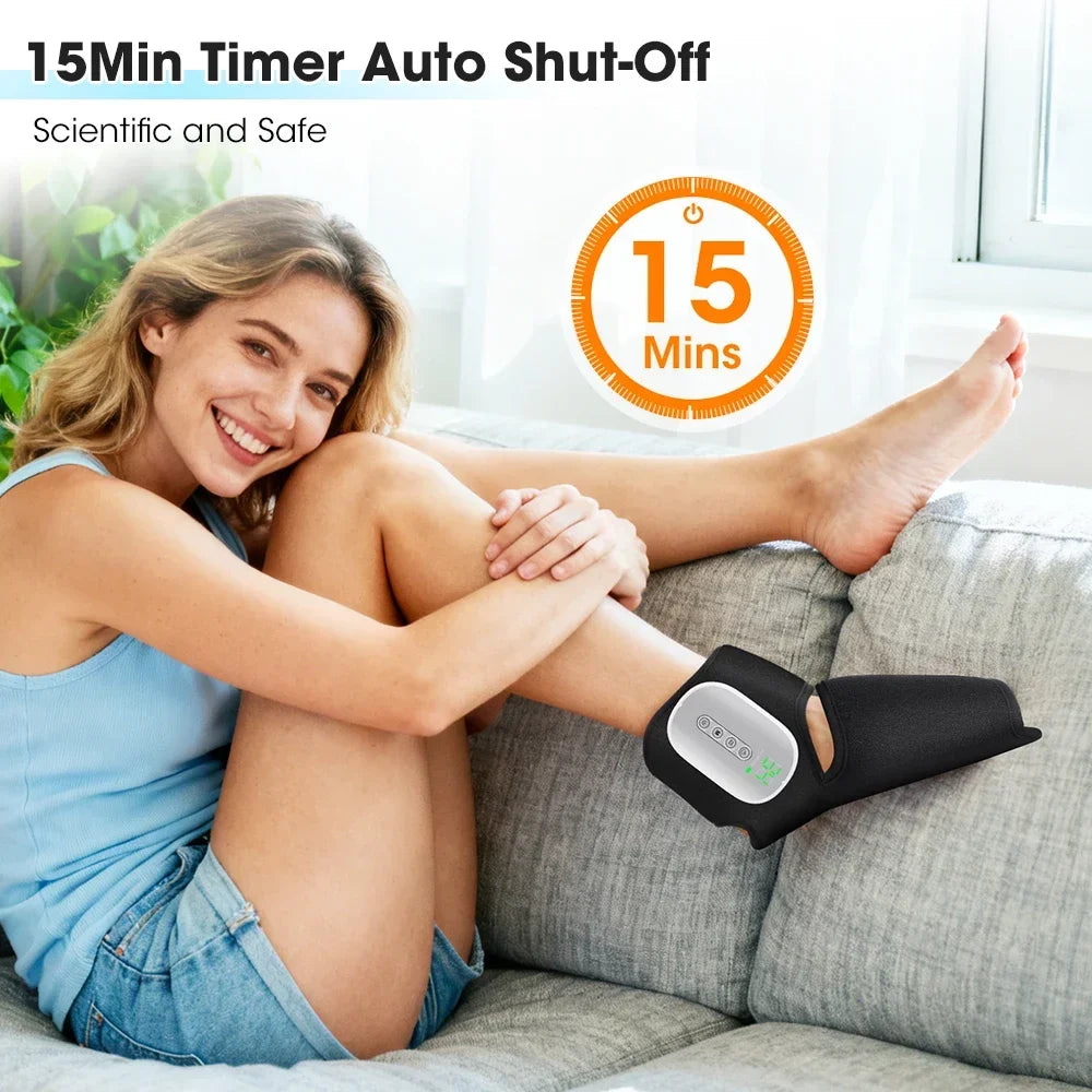 Heated Air Compression Ankle and Foot Massager - 6