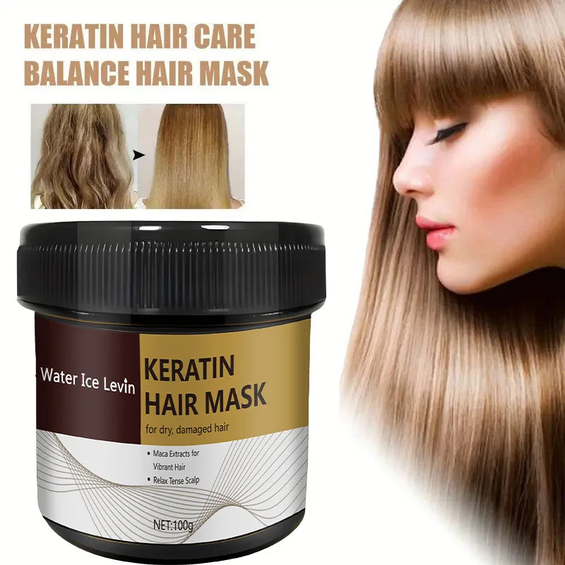 Keratin Hair Mask 100g Repair Treatment for Damaged Frizzy Hair