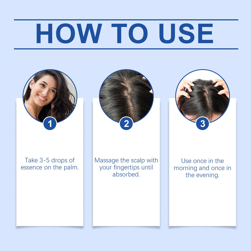 Copper Peptide Hair Growth Serum for Damaged Hair